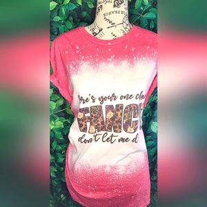 Bleached T-Shirt Softstyle - Here's your one chance fancy don't let me down